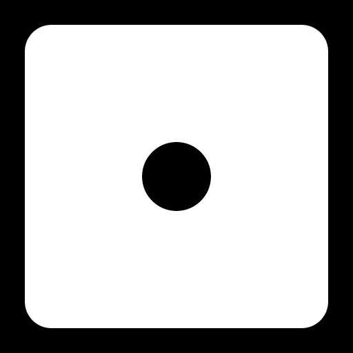 Dice showing 1